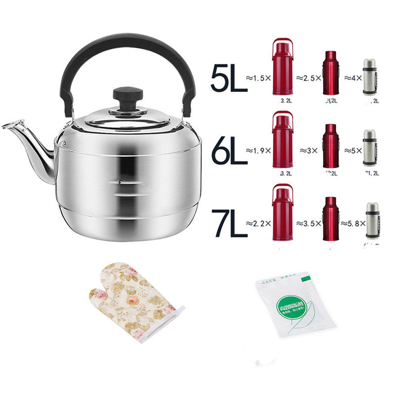 Stainless Steel Thickened Kettle Gas Induction Cooker PearlNestDecor.com