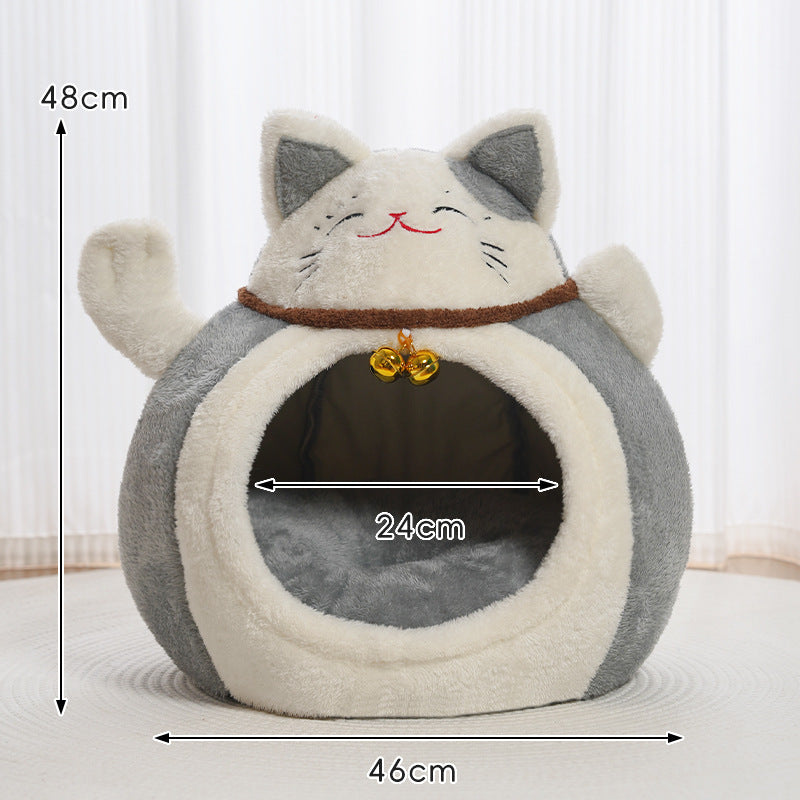 New Fortune Cat Bed Lucky Pet Nest Pets Fashion