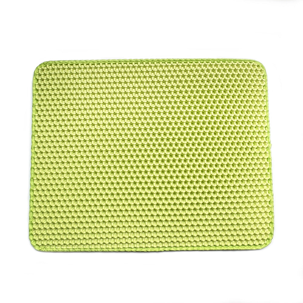 Anti Splash EVA Double-layer Cat Litter Mat Pets Fashion