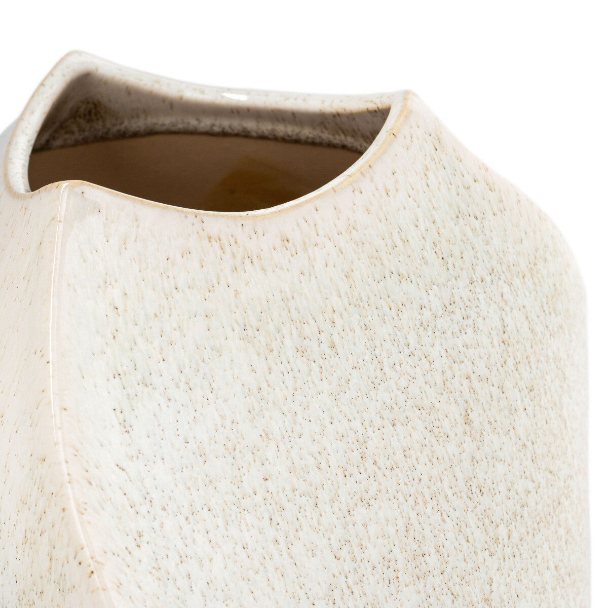 12" Green and Ivory Ombre Wavy Ceramic Table Vase LuxuryLifeWay Online Store