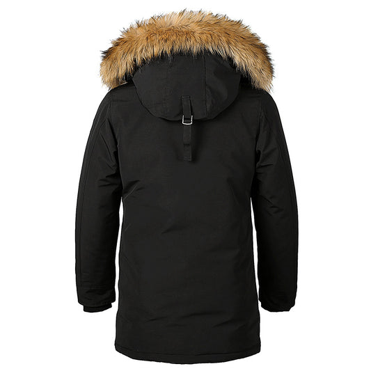 2020 Thick Cotton Coat for Men - Long Hooded Jacket Pi-Mart