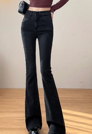 Women's Cotton Denim Pants Pi-Mart