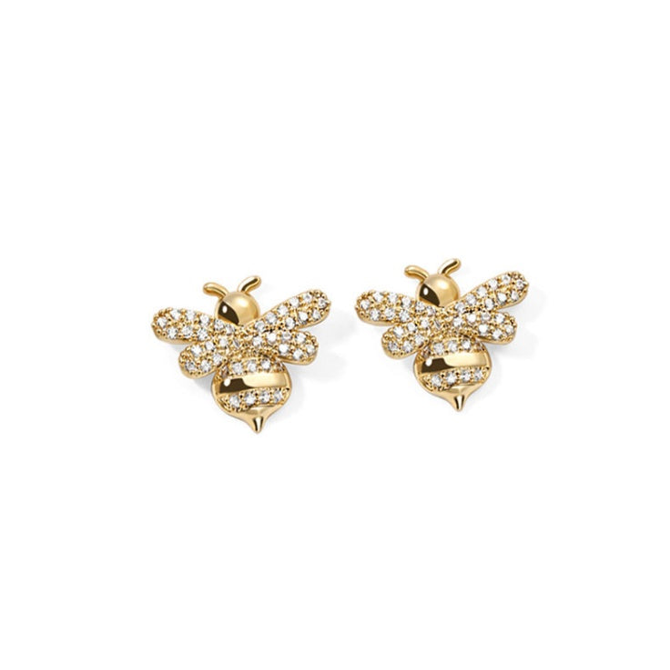S925 silver pin with zircon earrings LadyShow.Store