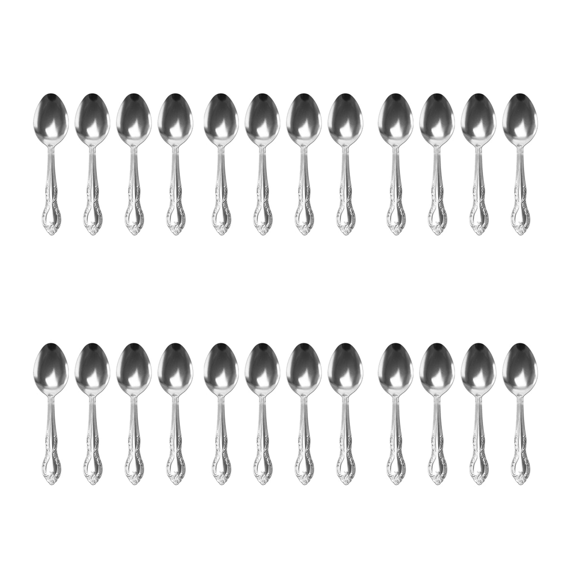 Abbie 24 Piece Stainless Steel Teaspoon Set LuxuryLifeWay Online Store
