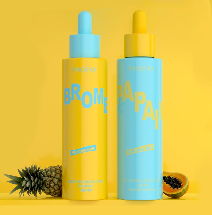 PHOFAY GENTLE PEELING SOLUTION PAPAYA ENZYME AHA BHA LadyShow.Store
