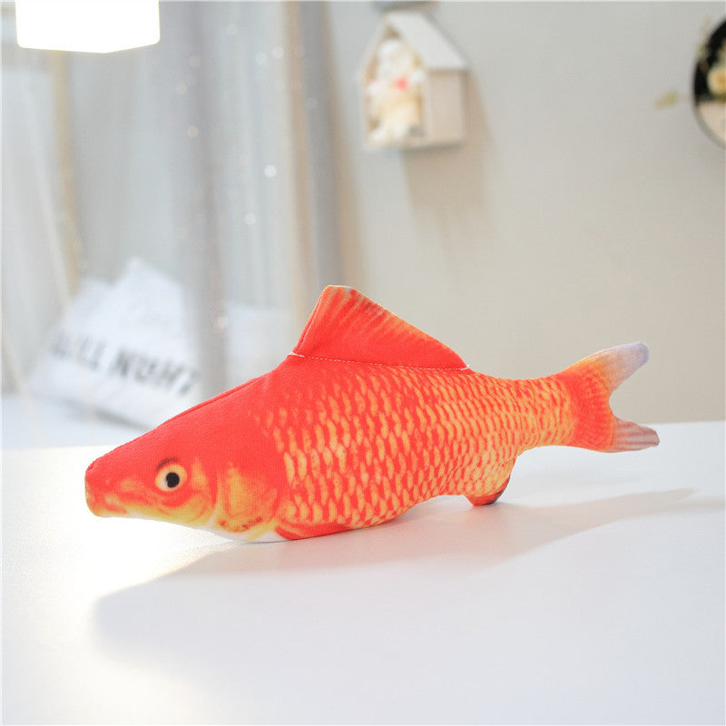 Without Cat Nip Version - Electric Jumping Fish Simulation Electric Fish Toy Pets Fashion