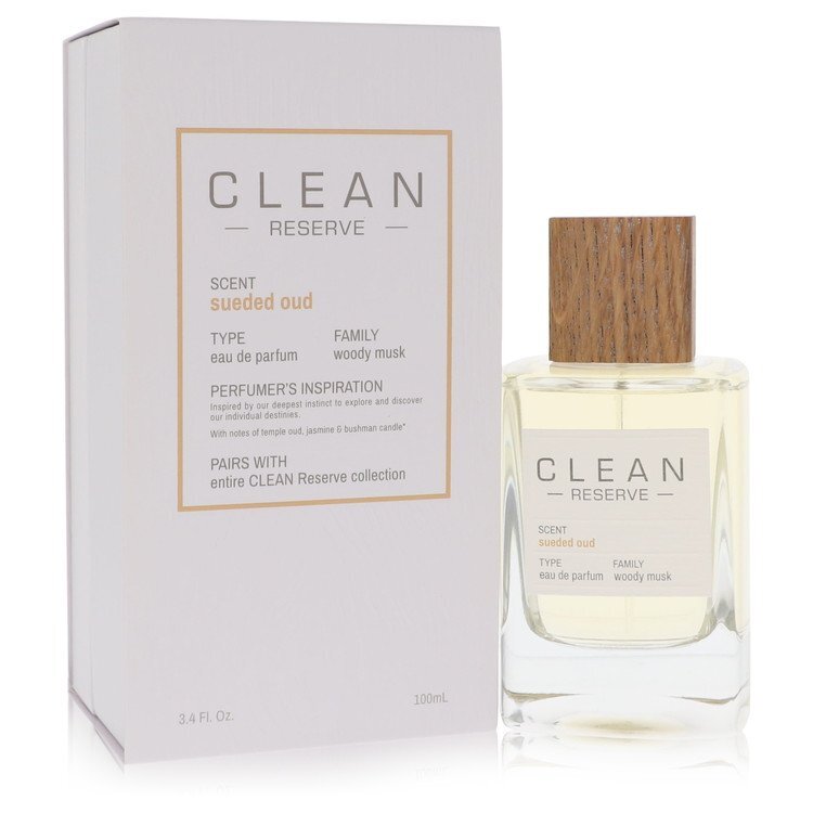 Clean Sueded Oud by Clean Eau De Parfum Spray 3.4 oz (Women) LuxuryLifeWay Online Store