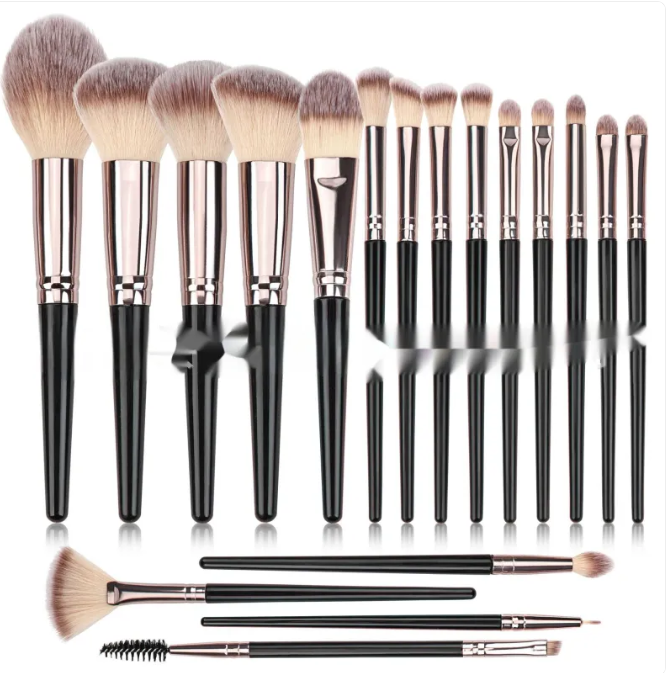 Black Makeup Brush Set – Face & Eyes LadyShow.Store