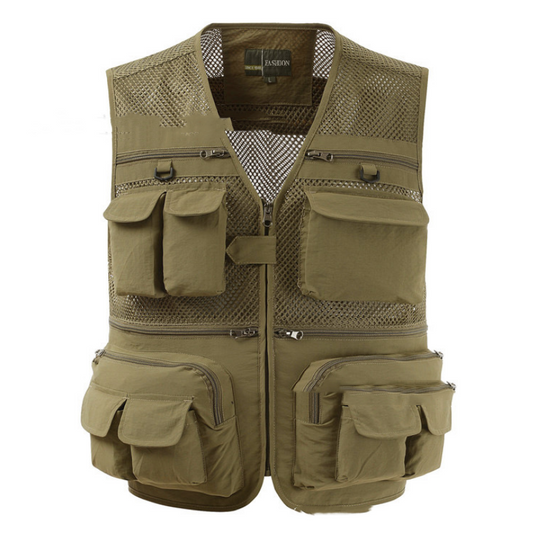 Multi-pocket Men's Professional Photography Vest