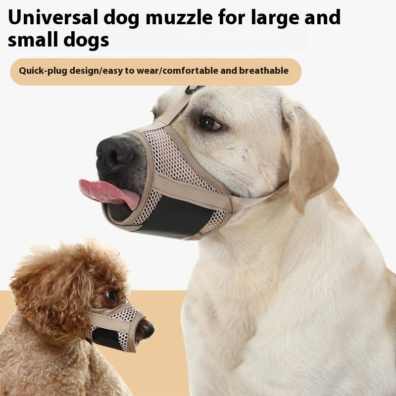 Pet Dog Anti Food Anti Bite  Breathable Drinking Faucet Cage Pets Fashion