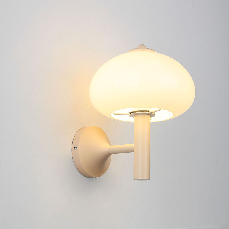 Small Mushroom Wall Lamp Retro Decor Living Room Bedroom Bedside PearlNestDecor.com