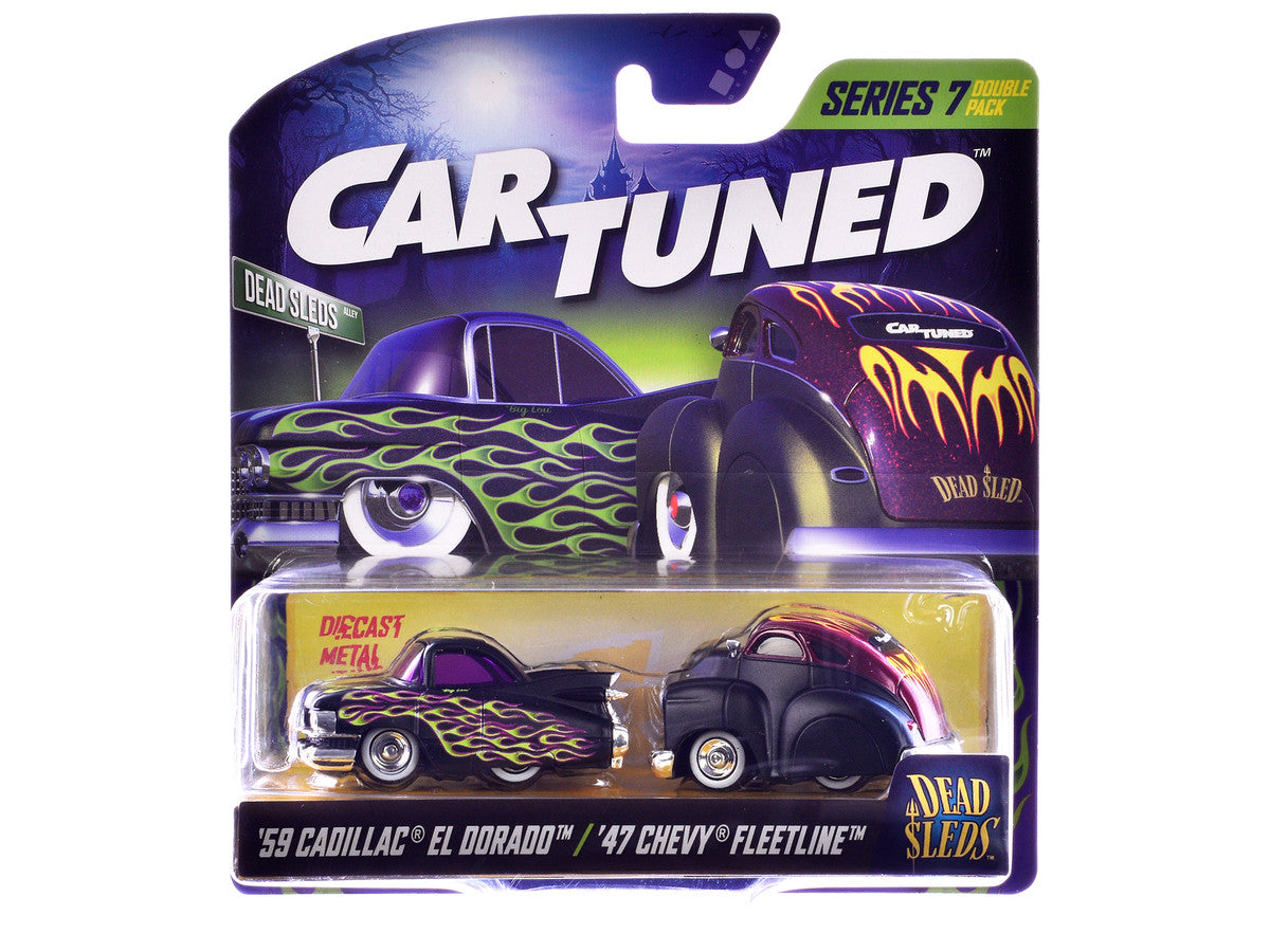"Dead Sleds" Double Pack Series 7 Set of 4 Cars Diecast Model Cars by CarTuned LuxuryLifeWay Online Store