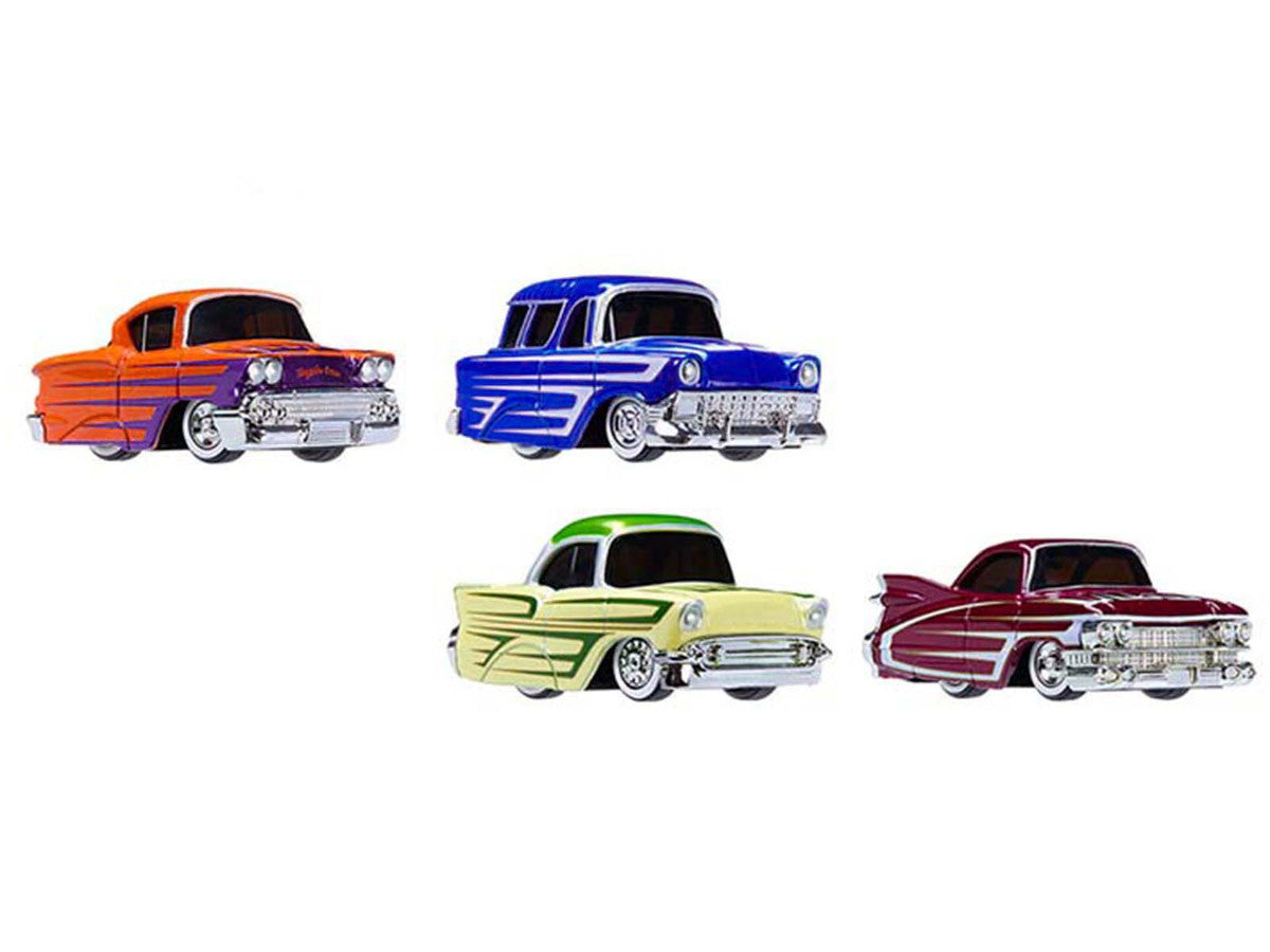 "Kustoms" Double Pack Series 8 Set of 4 Cars Diecast Model Cars by CarTuned LuxuryLifeWay Online Store