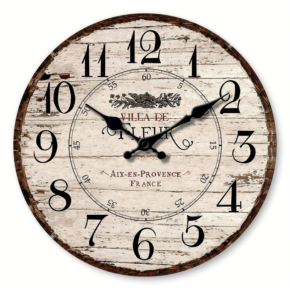 Retro Wall Clock Minimalist Creative Home PearlNestDecor.com