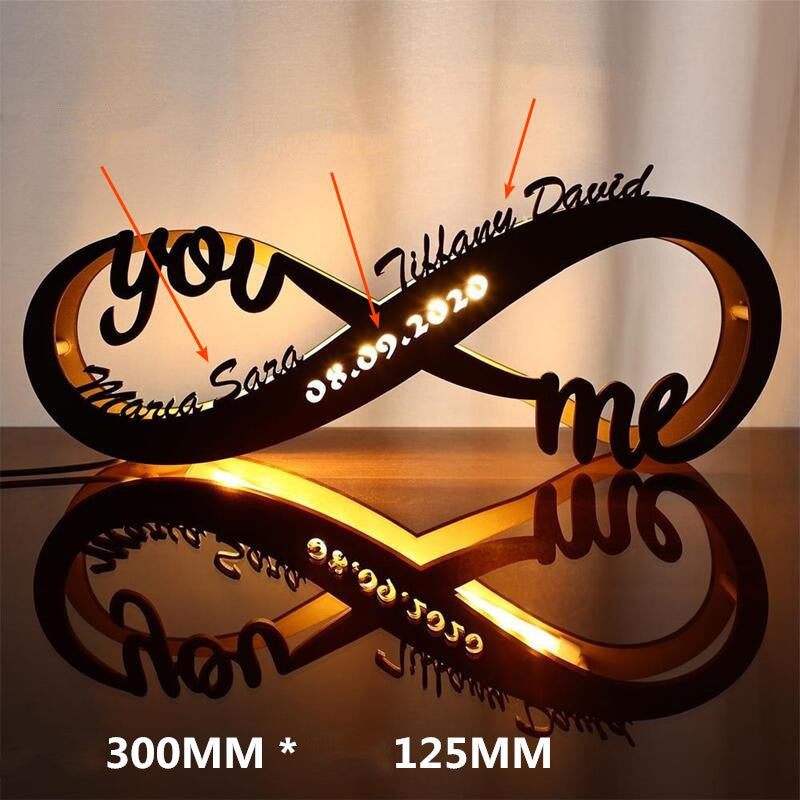 Valentine's Day Gift You Me Decorative Lamp Anniversary LadyShow.Store