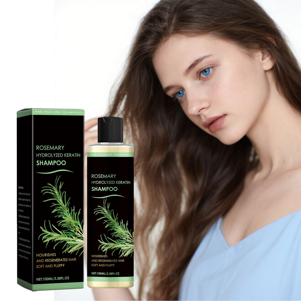 Rosemary Thickening Shampoo 1 00ml 1box Tri Light Beauty