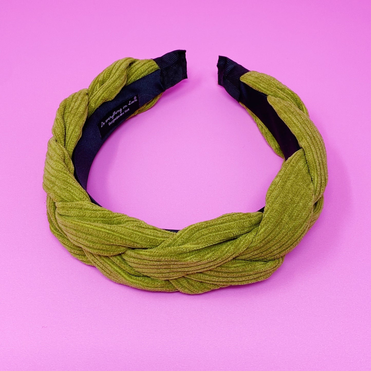 Braided Corduroy Headband LadyShow.Store