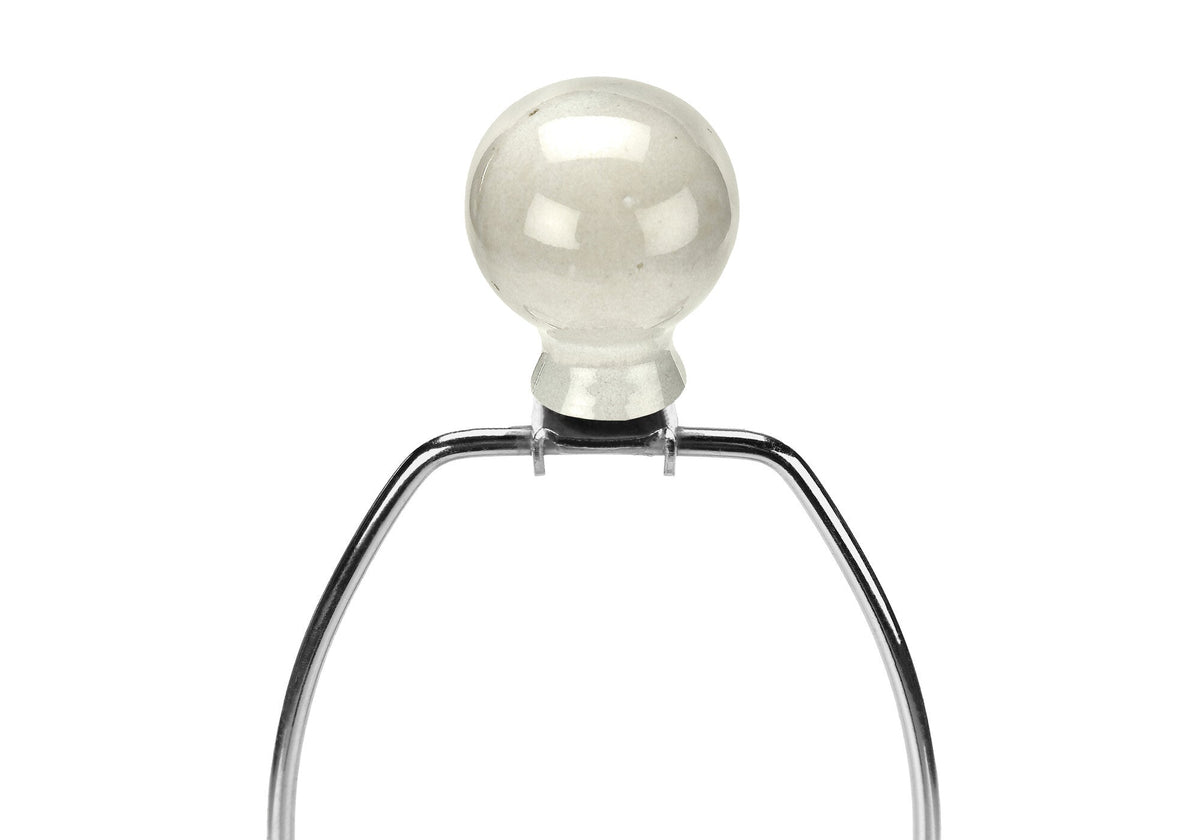 31" Cream Ceramic Geometric Table Lamp With Beige Drum Shade LuxuryLifeWay Online Store