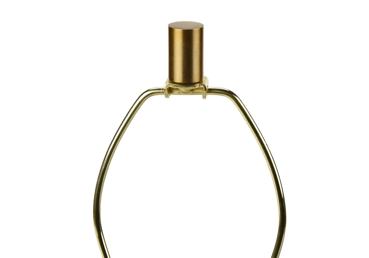 25" Black and Gold Concrete Cylinder Table Lamp With Black Drum Shade LuxuryLifeWay Online Store