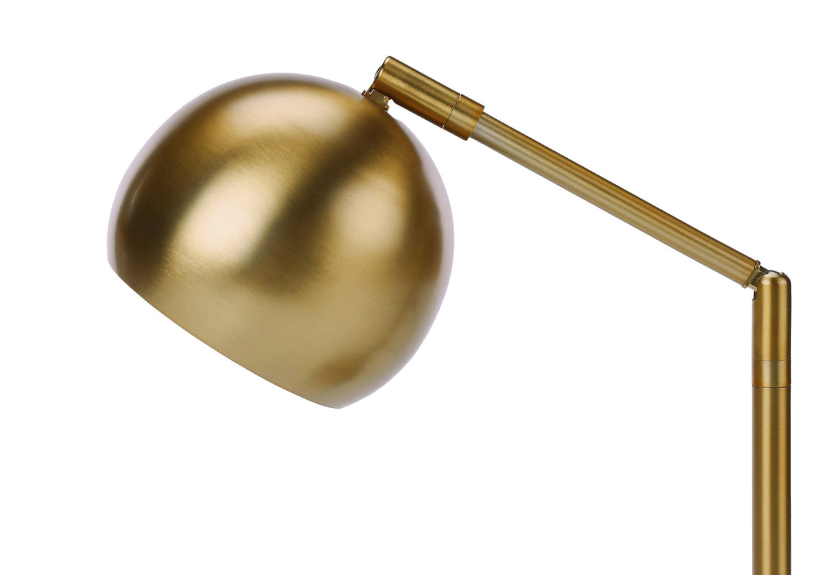 19" Gold Metal Round Table Lamp With Gold Dome Shade LuxuryLifeWay Online Store