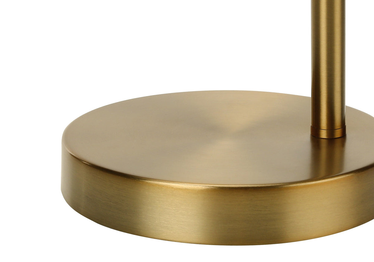 19" Gold Metal Round Table Lamp With Gold Dome Shade LuxuryLifeWay Online Store
