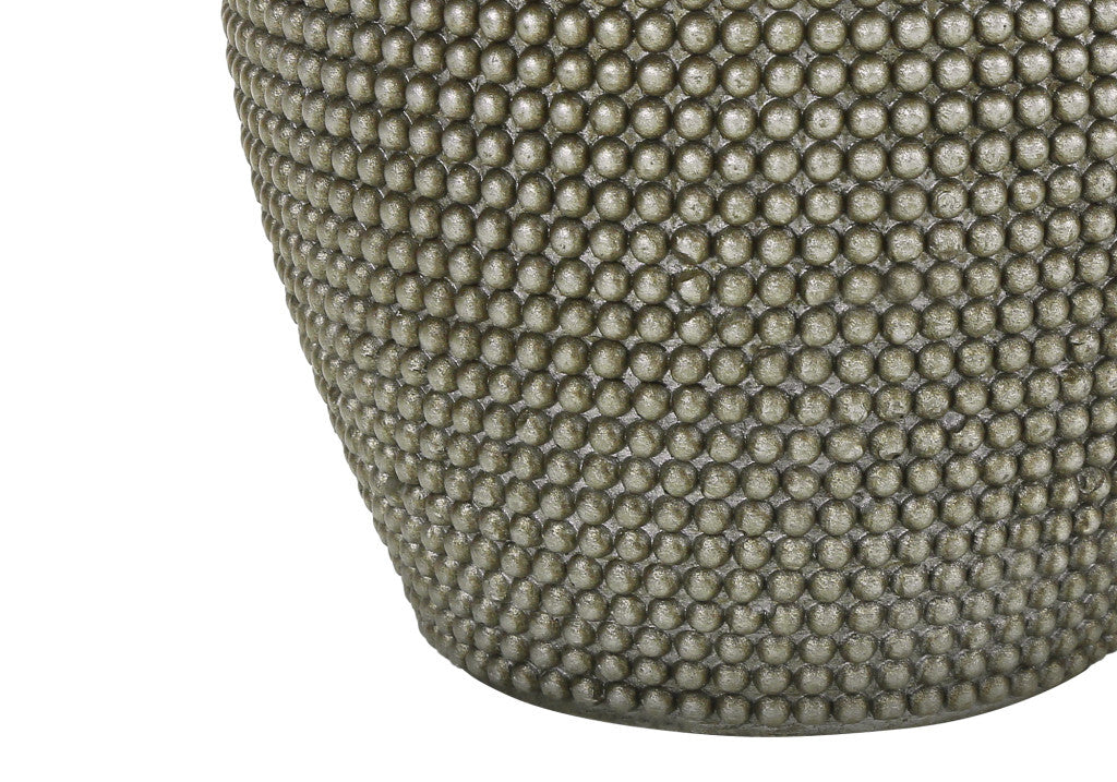 24" Gray Round Table Lamp With Ivory Drum Shade LuxuryLifeWay Online Store