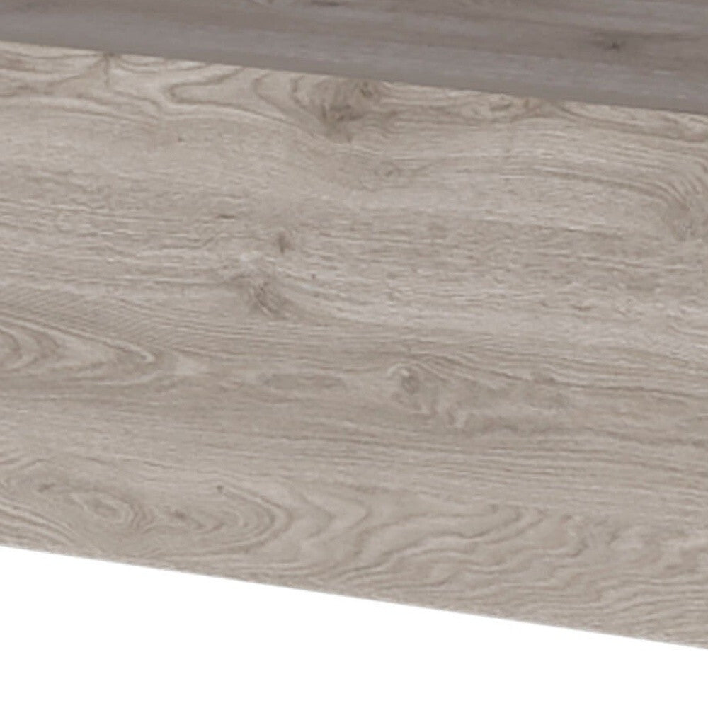 5" Gray One Drawer Faux Wood Floating Nightstand LuxuryLifeWay Online Store