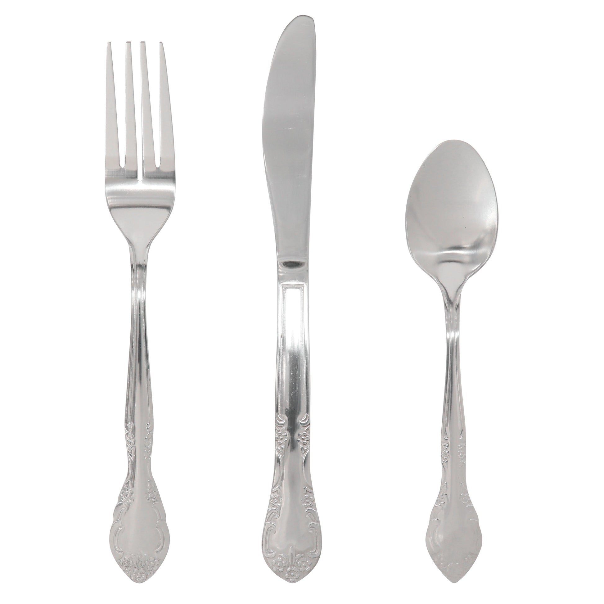 Gibson Everyday Fairmont 3 Piece Stainless Steel Flatware Set LuxuryLifeWay Online Store