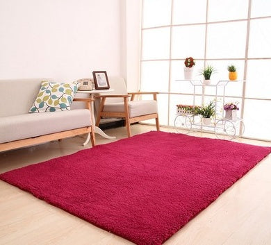 Fluffy White Area Rug PearlNestDecor.com