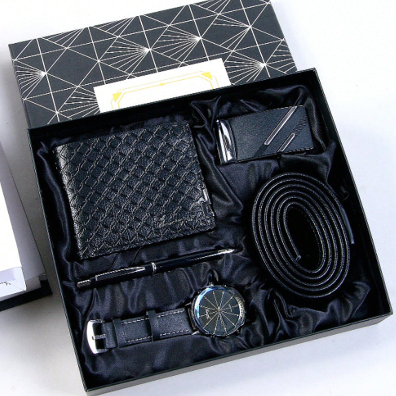 Cross-Border Men's Gift Business Gift Suit Belt Wallet For Boyfriend Valentine's Day Christmas Gift LadyShow.Store