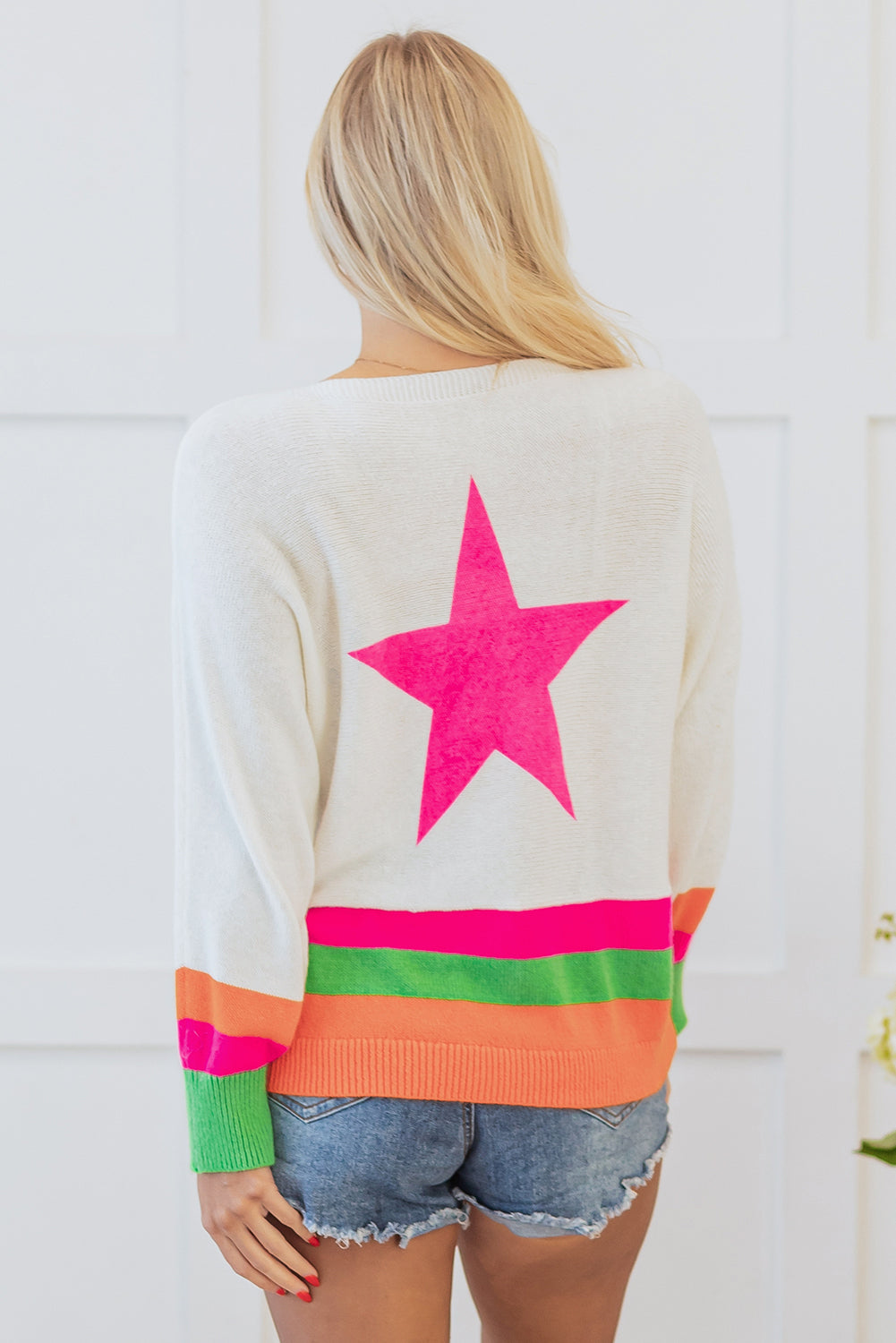 Stella Edge Drop Shoulder Sweater LuxuryLifeWay Online Store