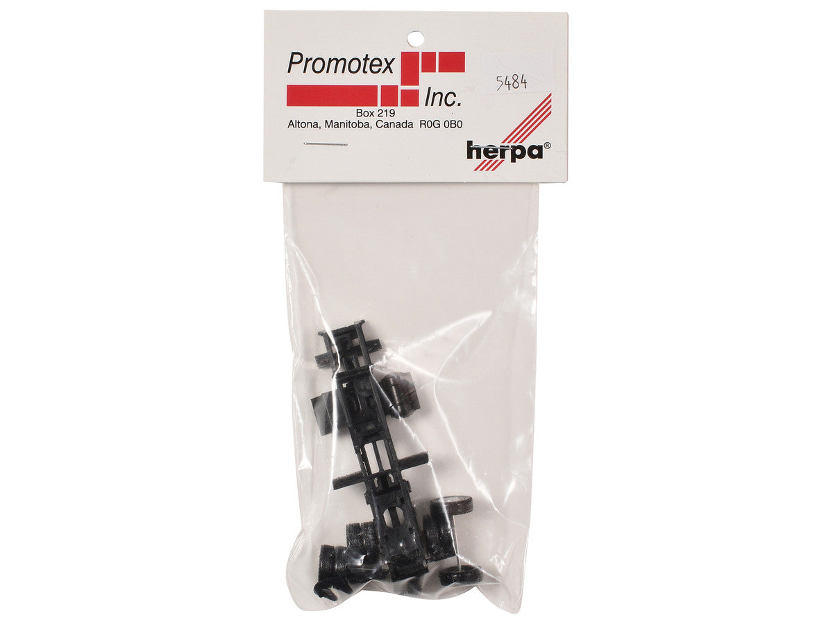 Short Chassis Kit for Kenworth Peterbilt and GMC Cabs 1/87 (HO) Plastic Model by Promotex LuxuryLifeWay Online Store