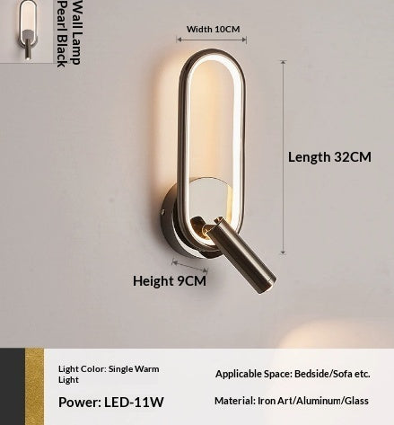 Rotating Touch-Control Creative Wall Light For The Bedside PearlNestDecor.com