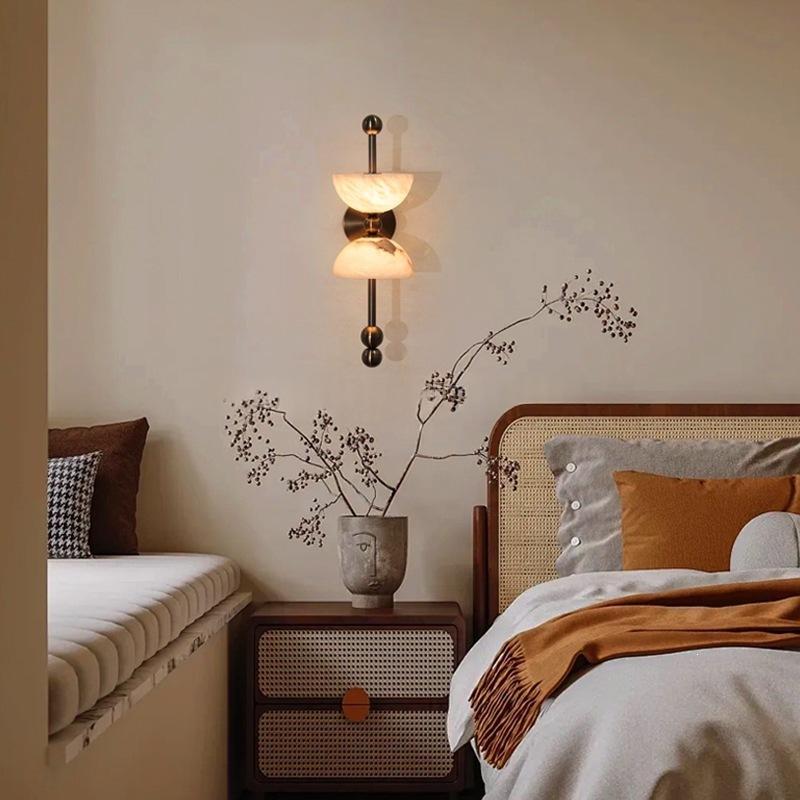 Retro Creative Hotel Bedroom Bedside Wall Lamp PearlNestDecor.com
