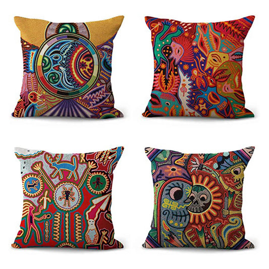 Mexican Style Cotton And Linen Pillowcase Best YouTube Store