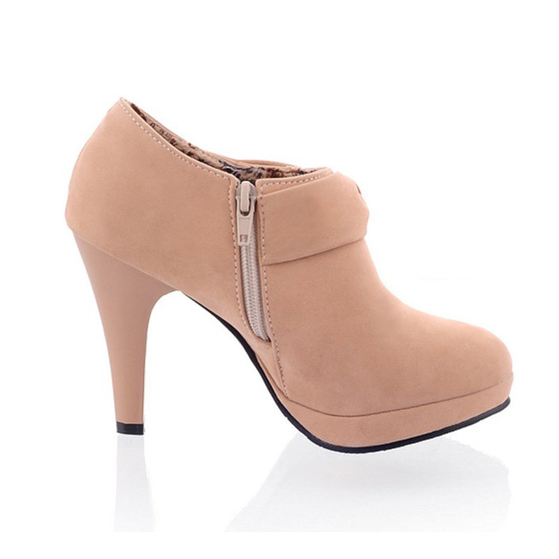 Round toe high heels LadyShow.Store