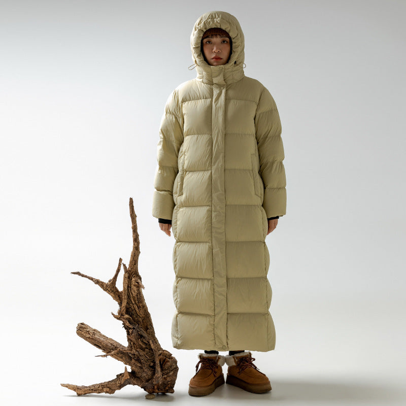 Down Jacket Goose Down Outdoor Thickened Ultra-long Coat