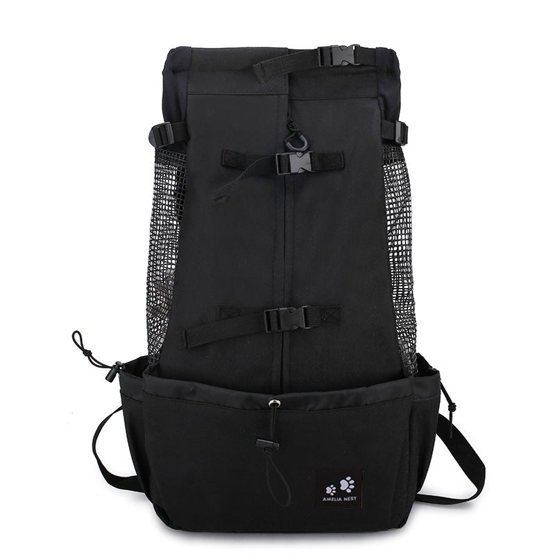Pet Dog Carrier Bag Carrier For Dogs Backpack Out Double Shoulder Portable Travel Backpack Outdoor Dog Carrier Bag Travel Pets Fashion