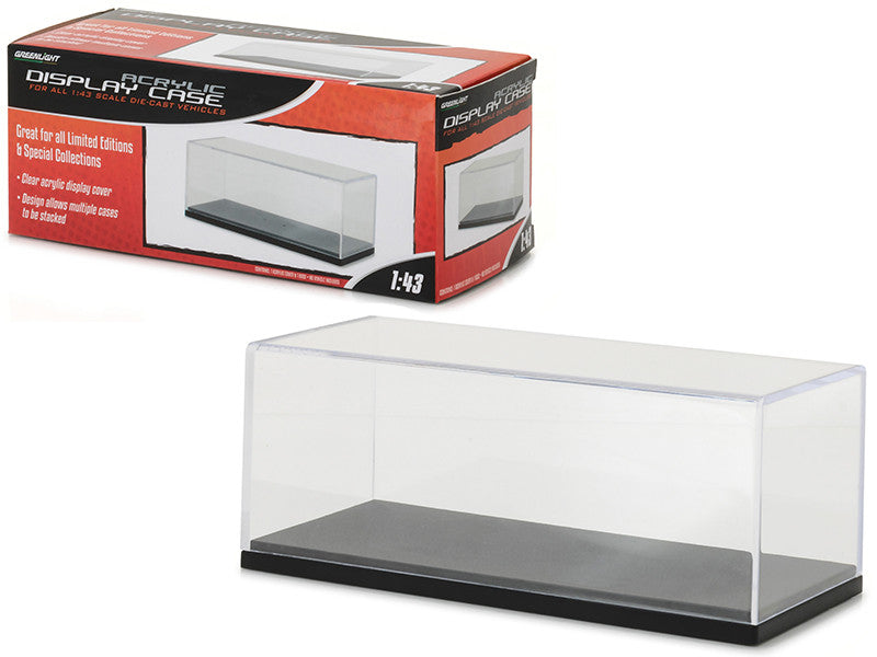 Acrylic Display Show Case with Plastic Base for 1/43 Scale Model Cars by Greenlight LuxuryLifeWay Online Store
