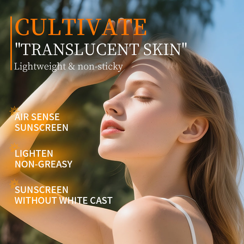 HUNMUI Water Glow Body Brightening Sunscreen Lotion Tri Light Beauty