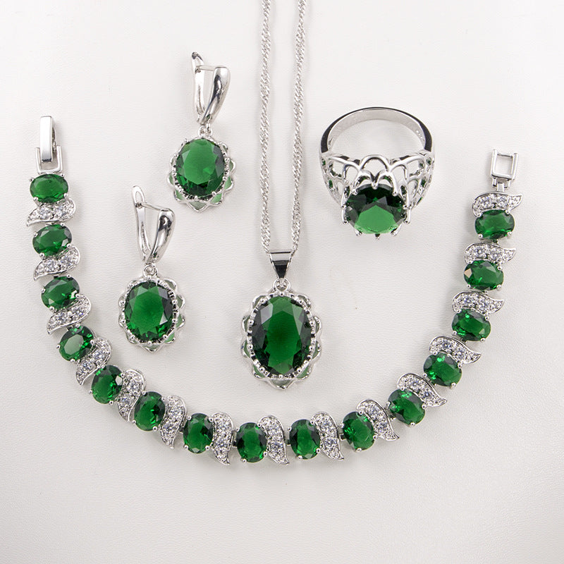 Flower basket earring set