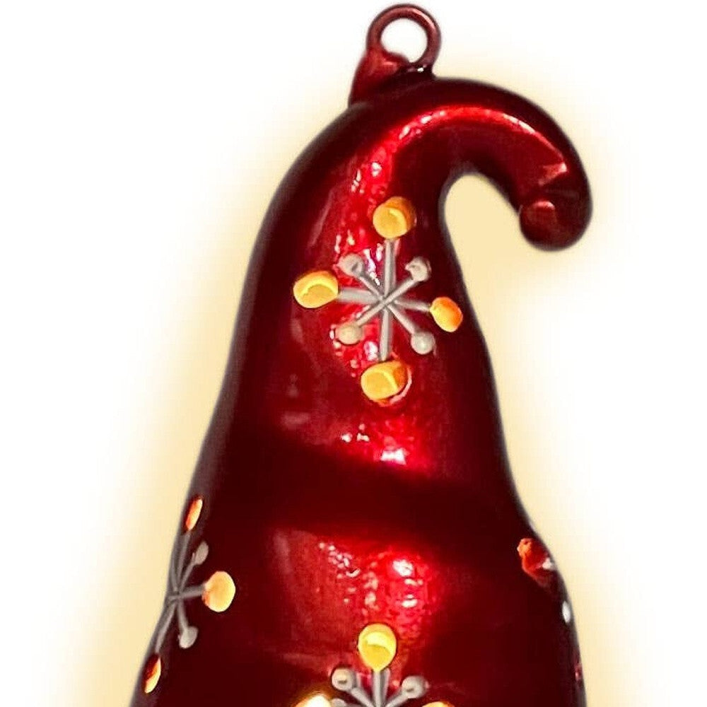 Set of Three Red and White Santa Gnome LED Light Up Christmas Ornaments LuxuryLifeWay Online Store