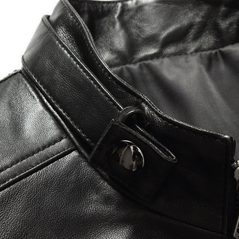 Men's leather leather jacket Best YouTube Store