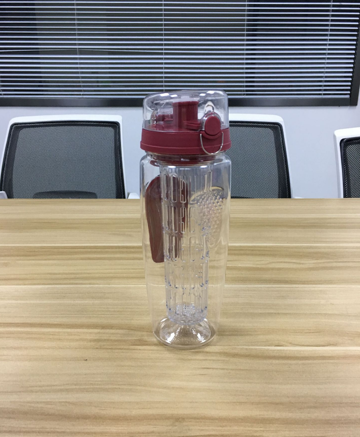 Tritan Sports Water Bottle with Fruit Tea Infuser LadyShow.Store