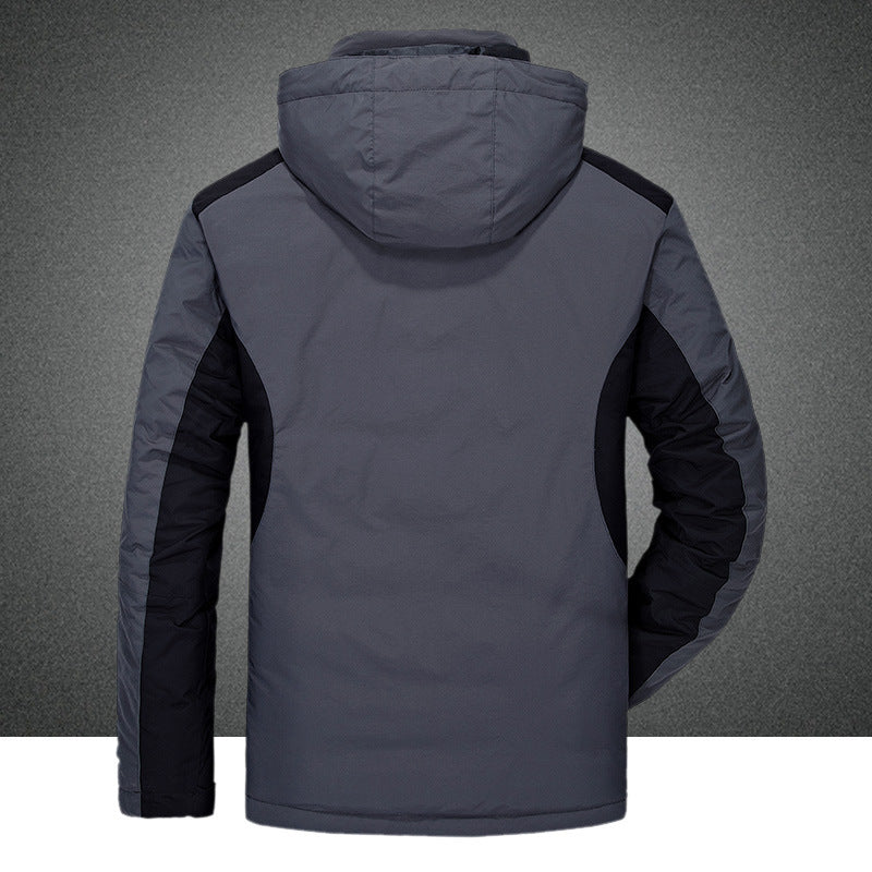 Men's Warm Down Jacket, Plus Size Windproof Coat Pi-Mart