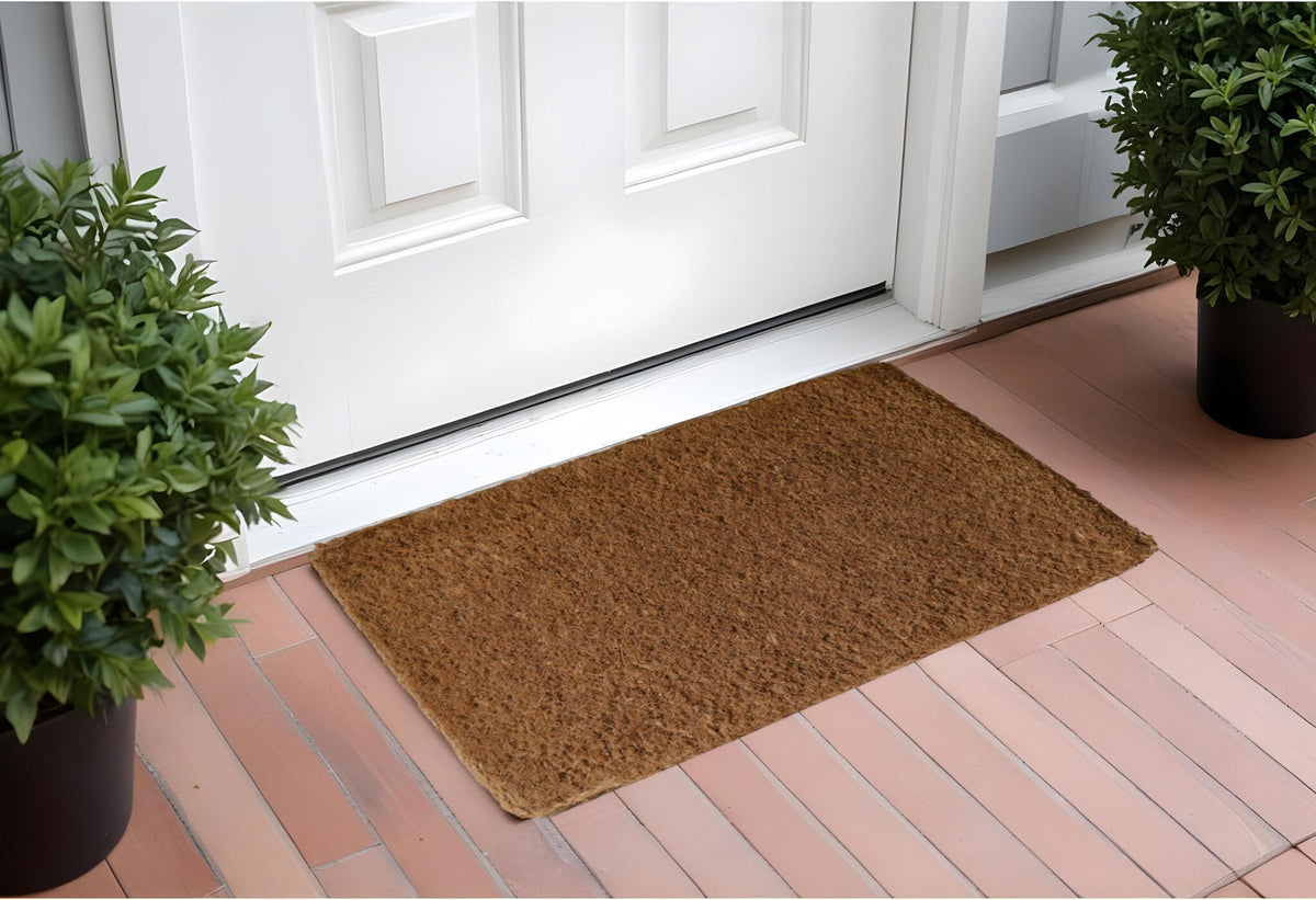 18" X 30" Brown Coir Outdoor Door Mat LuxuryLifeWay Online Store