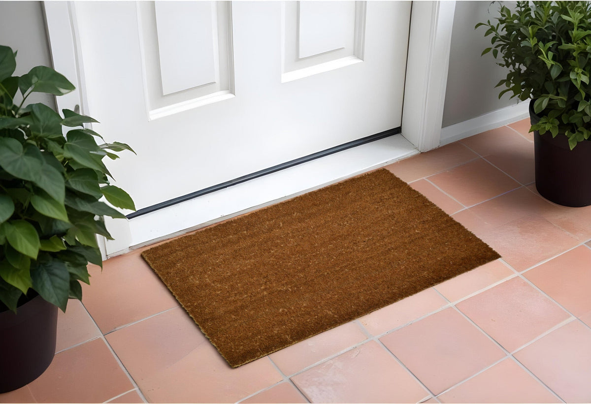 24" X 36" Brown Coir Outdoor Door Mat LuxuryLifeWay Online Store