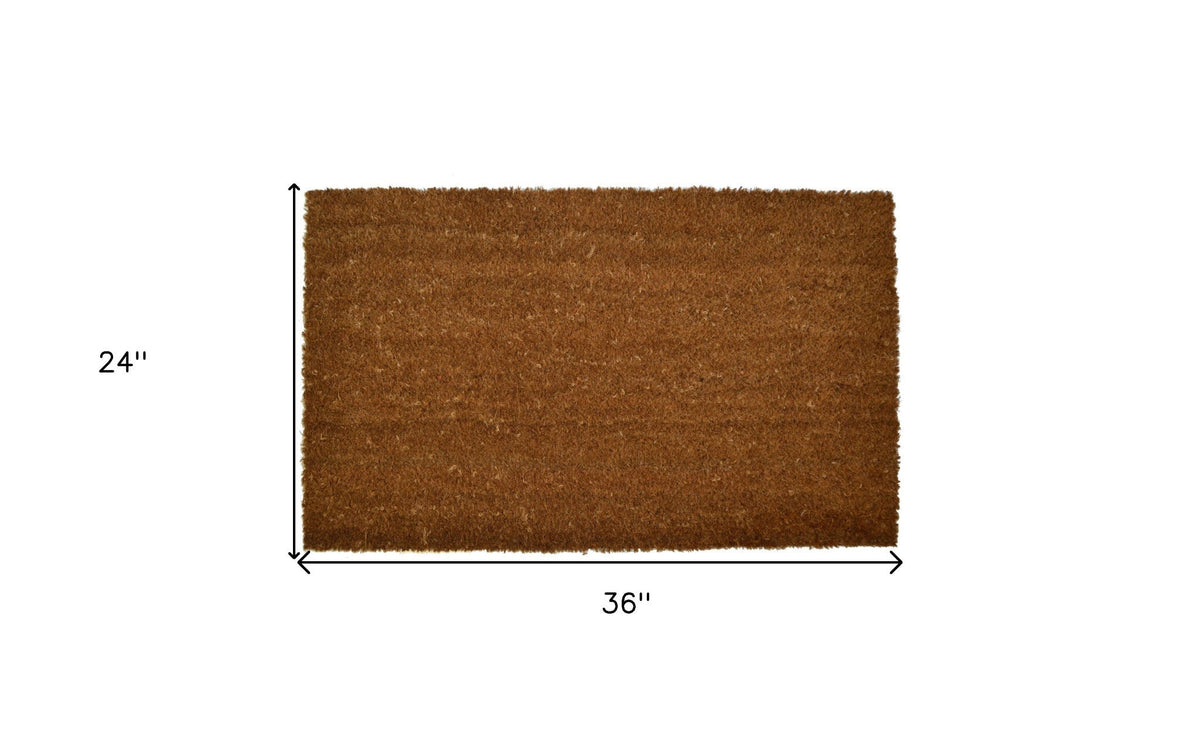 24" X 36" Brown Coir Outdoor Door Mat LuxuryLifeWay Online Store