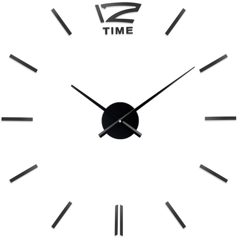 DIY creative fashion home decor acrylic wall clock PearlNestDecor.com