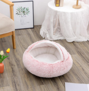 2-in-1 Plush Pet Bed Pets Fashion